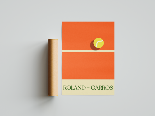 Poster Roland Garros A3 - Pronta Entrega