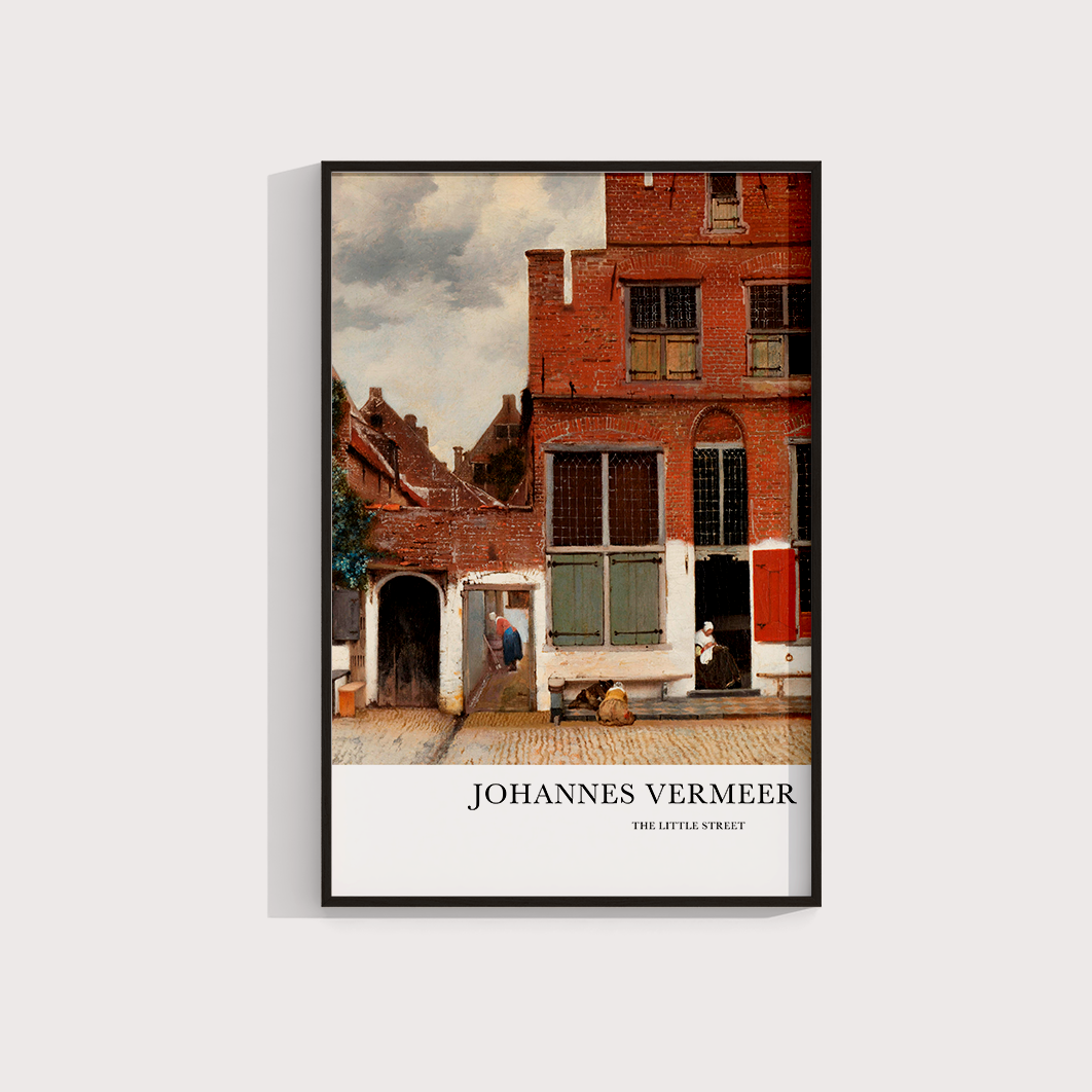 Johannes vermeer the little street - LARTESTUDIO