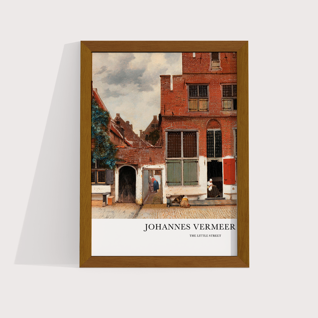 Johannes vermeer the little street - LARTESTUDIO