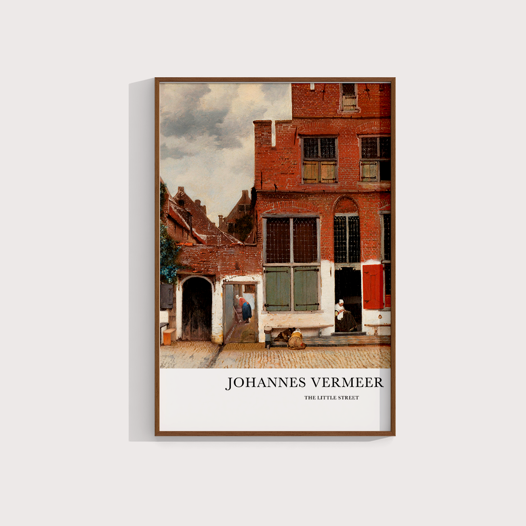 Johannes vermeer the little street - LARTESTUDIO