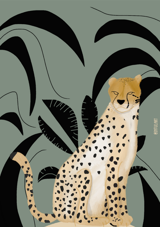 Cheetah por Intui.Art - LARTESTUDIO