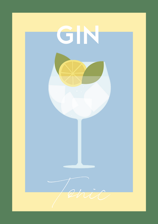 Quadro Gin Tonic - LARTESTUDIO