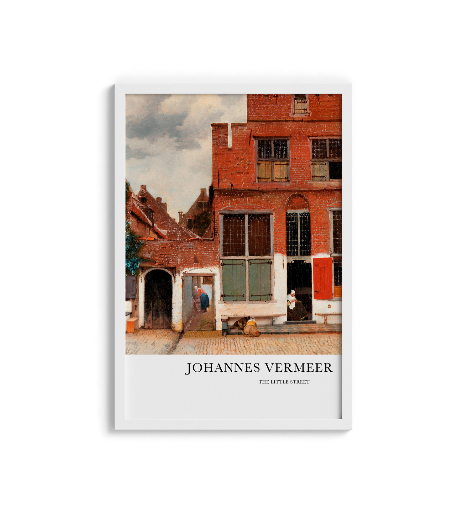 Quadro johannes vermeer the little street - LARTESTUDIO