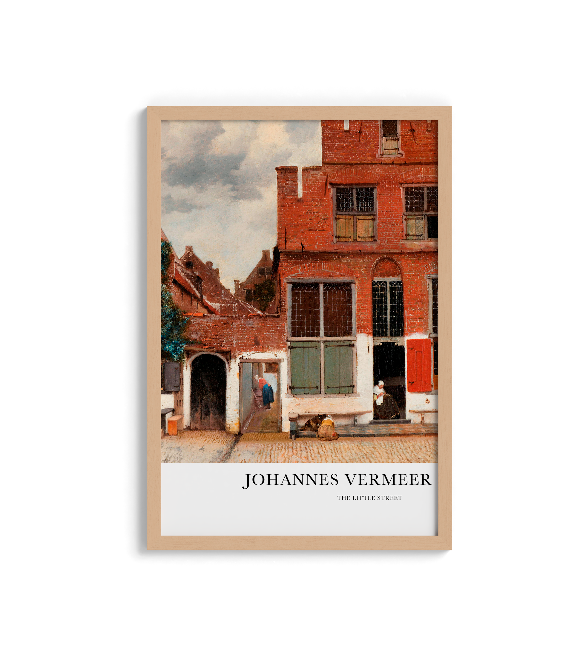 Quadro johannes vermeer the little street - LARTESTUDIO