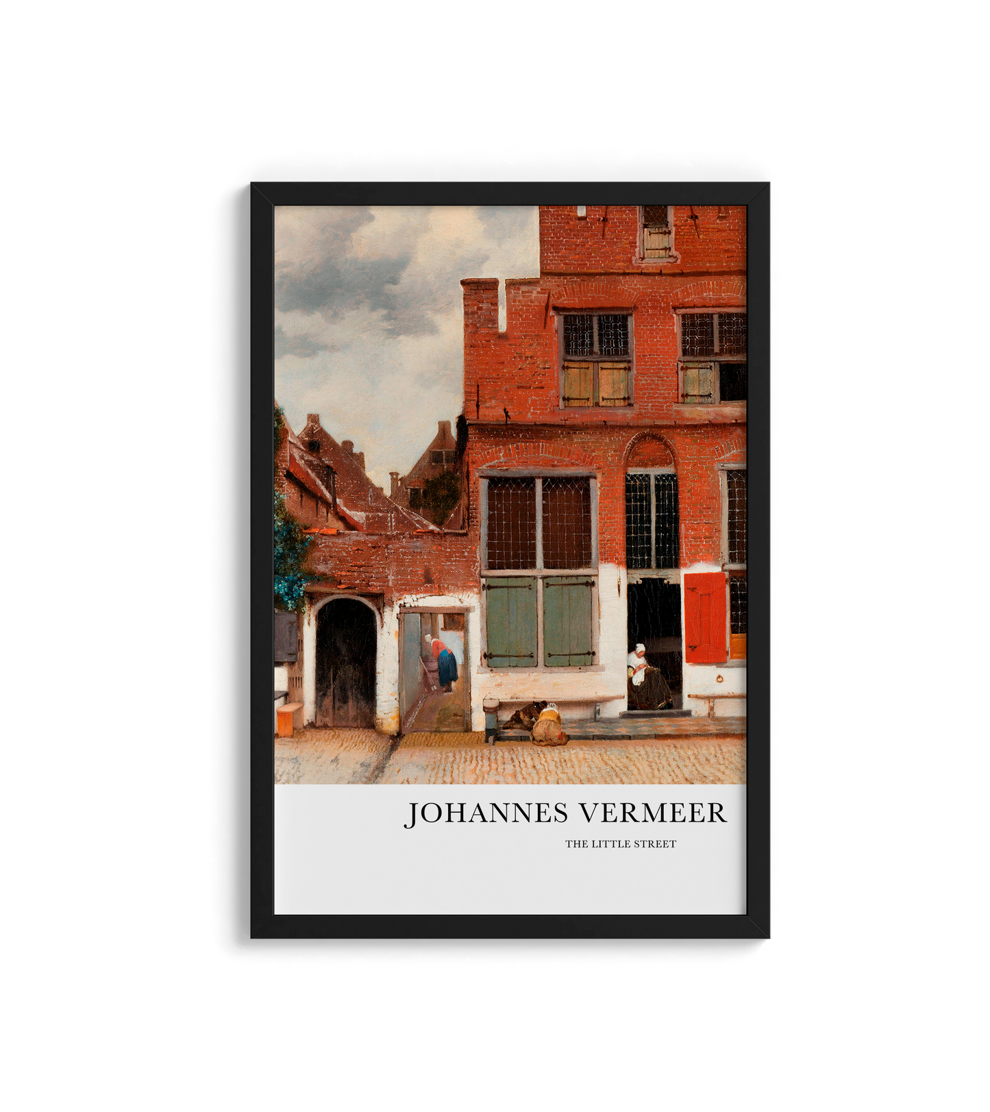 Quadro johannes vermeer the little street - LARTESTUDIO